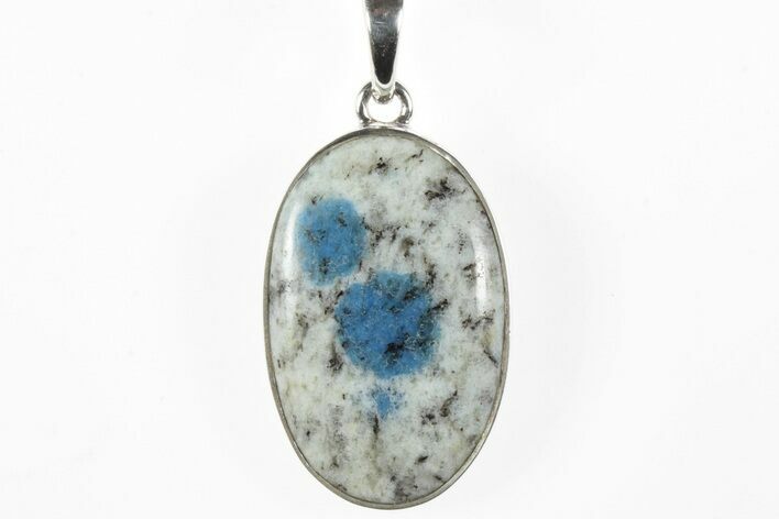 Polished K Granite Pendant (Necklace) - Sterling Silver #244036